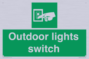 Outdoor lights switch